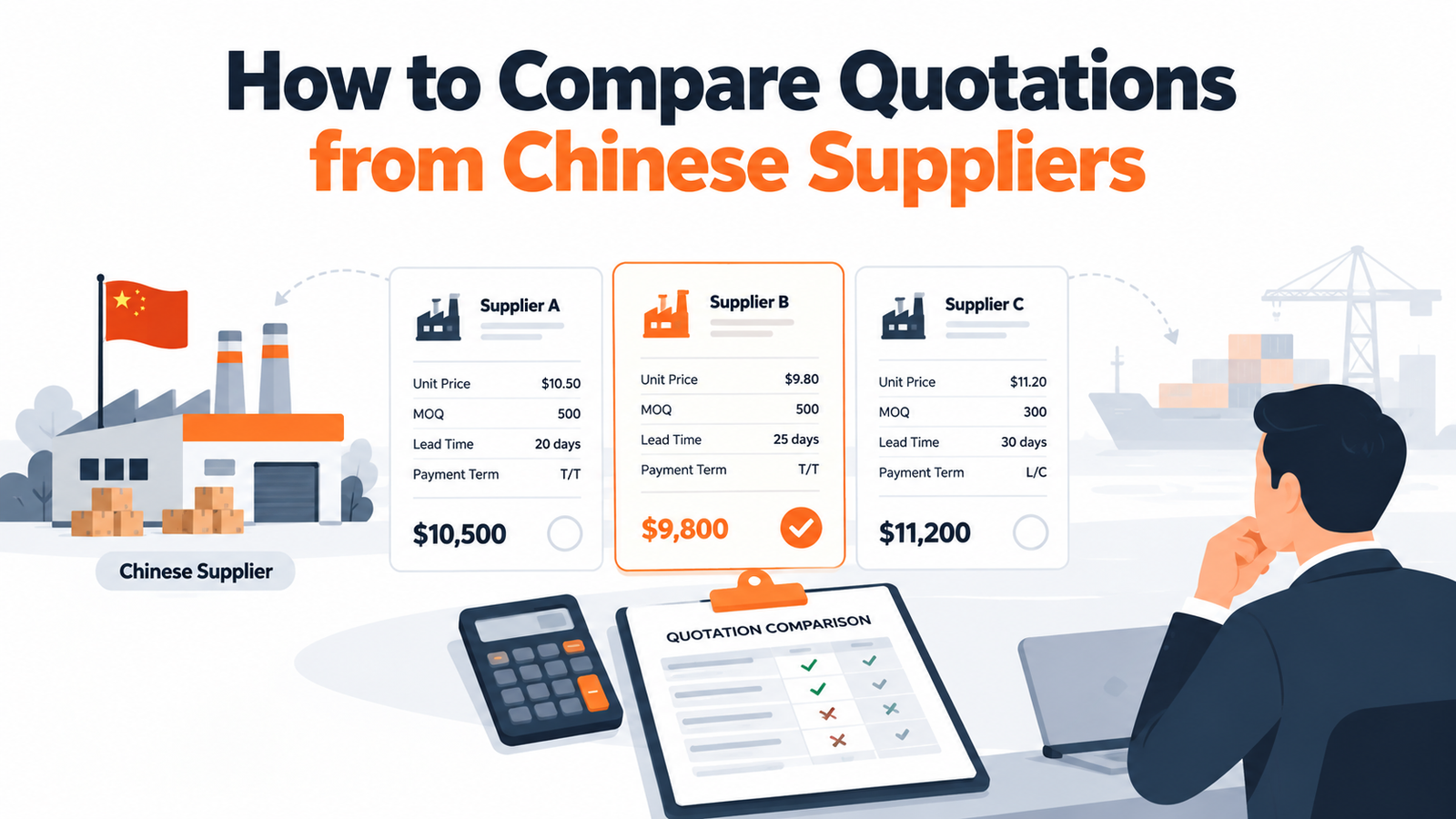 How to Compare Quotations from Chinese Suppliers