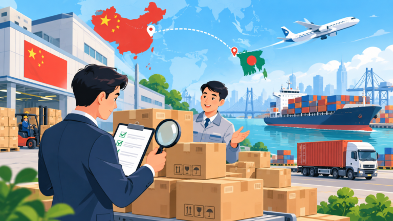 Sourcing products from China with supplier verification, quality control and international shipping