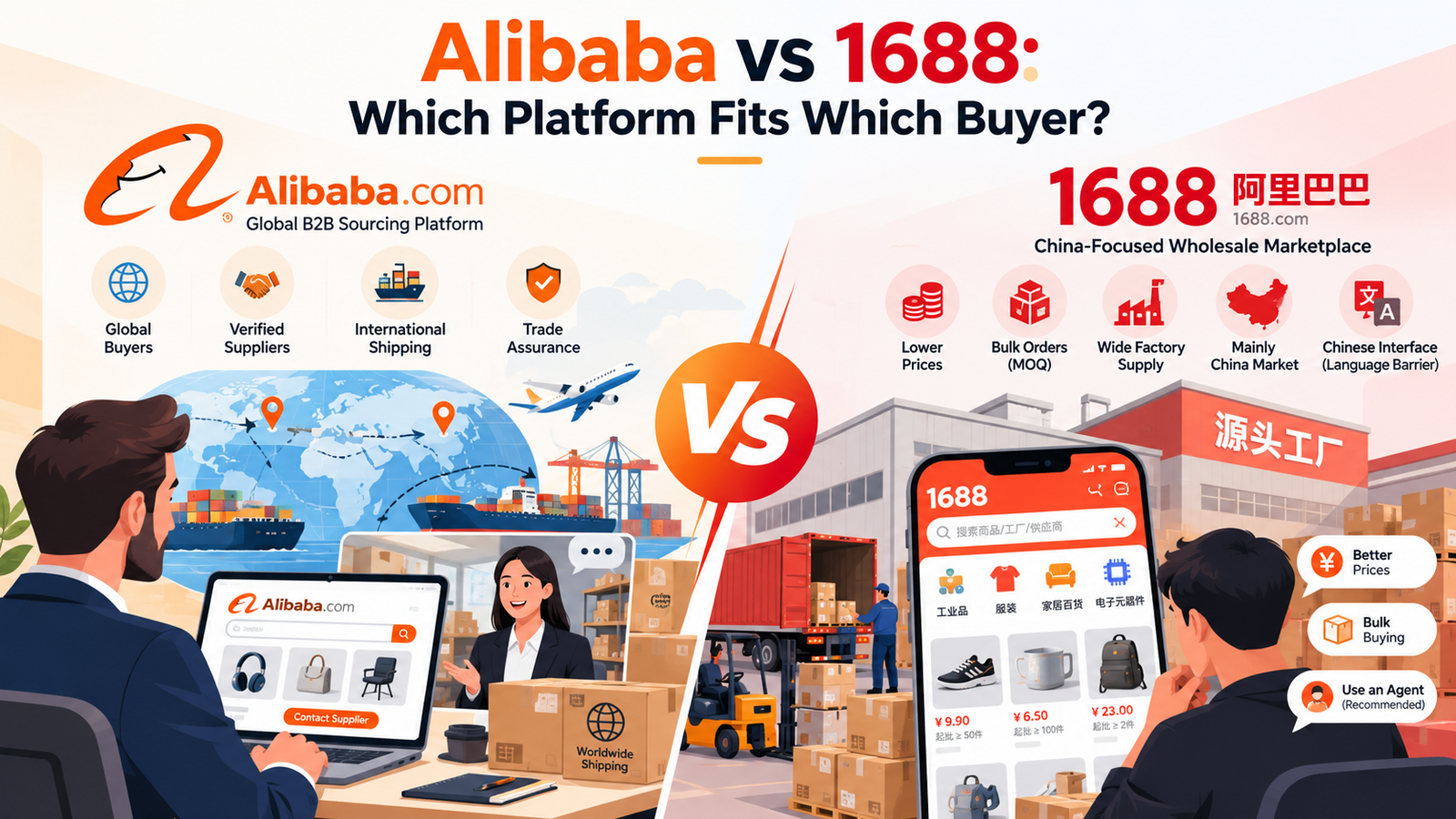 Alibaba vs 1688: Which Platform Fits Which Buyer?
